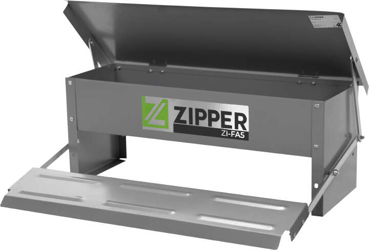 ZIPPER Futterautomat mit Trittbrett